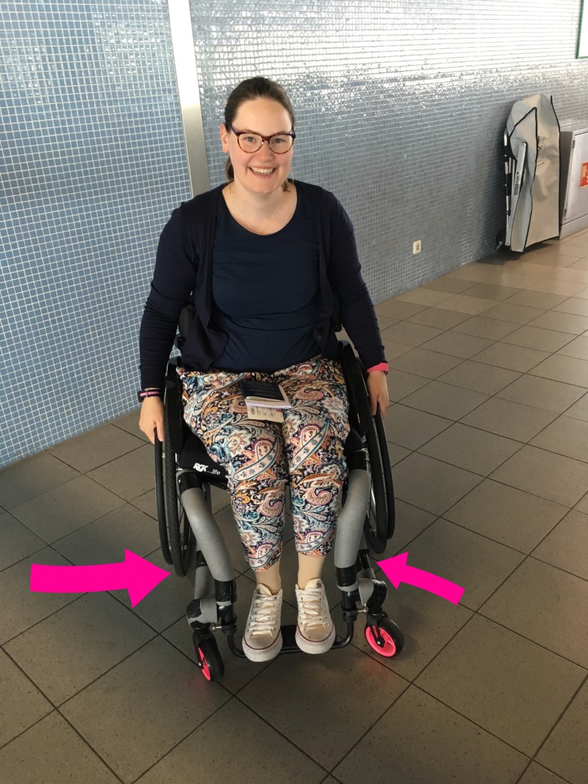 Voorbeeld van buisisolatie om rolstoelbuizen